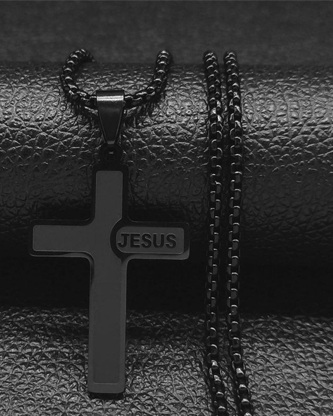 Chaîne en Acier inoxydable pendentif Croix akwaba shop