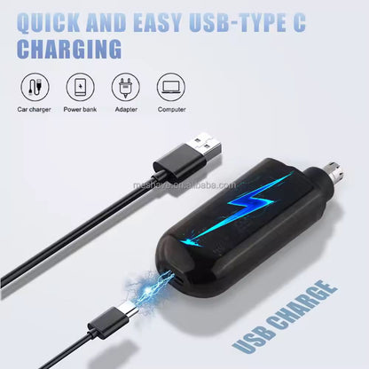 Tondeuse électrique pour le nez, les oreilles et les sourcils, outil de nettoyage électrique pour le rasage, portable et silencieux